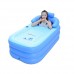 Bathtubs Freestanding LI HAO Shop Modern Home Inflatable Folding Tub Adult Thick Insulation (Large) (Color : Blue) - B07H7K7RYD